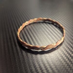 Twisted Metal Bangle Bracelet